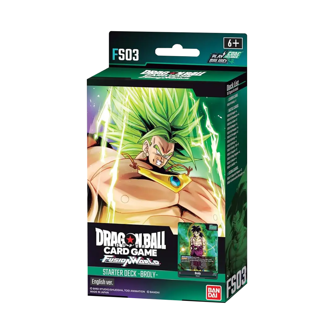 dragon ball super card game deck Dragon Ball Fusion World: Broly (FS03)