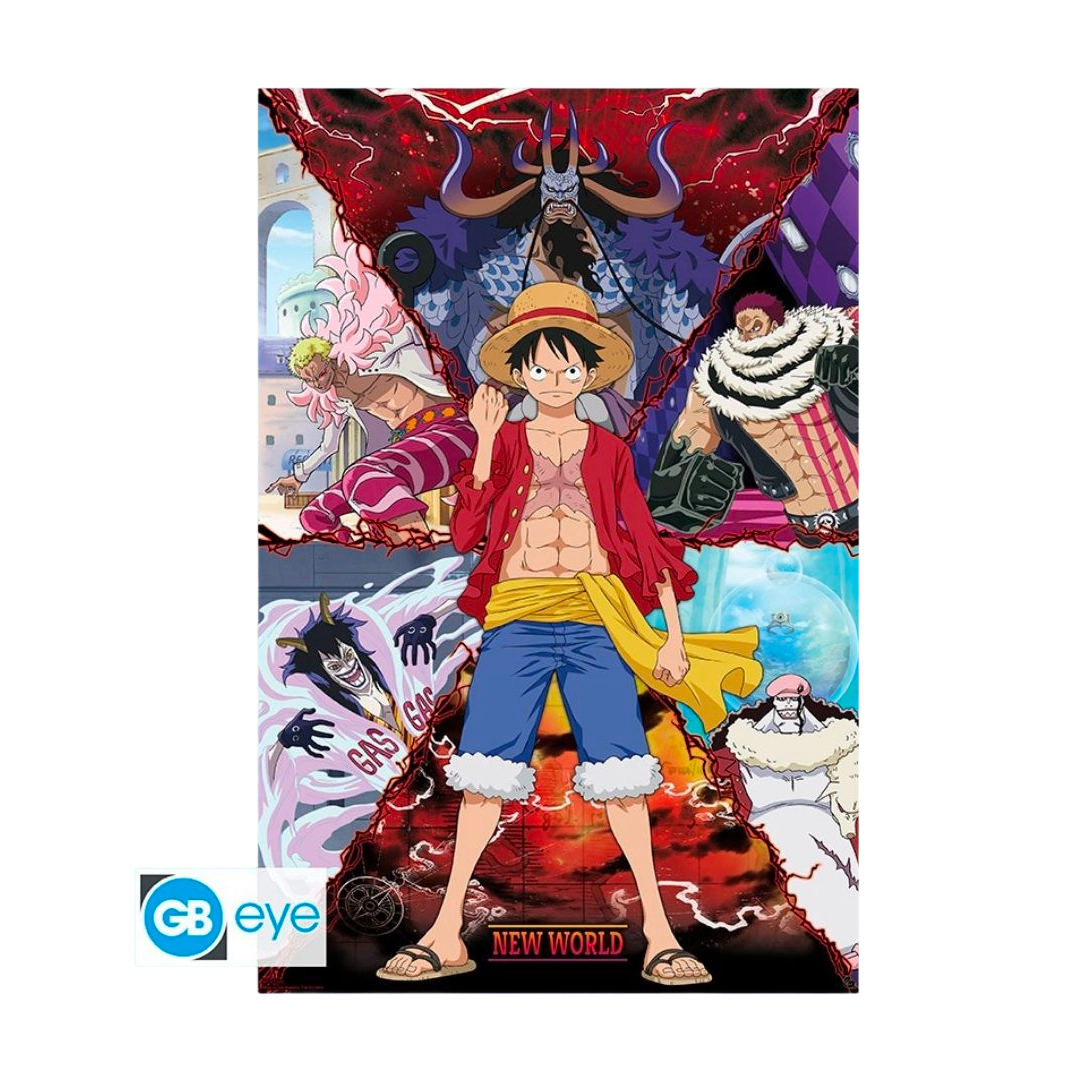 One Piece - Maxi Poster 91.5x61 Stil: Luffy vs. New World