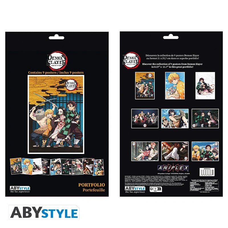 Demon Slayer - 9 Posters (21 x 29,7cm) - Portfolio Season 1 Demon Slayer - 9 Posters (21 x 29,7cm) - Portfolio Season 1