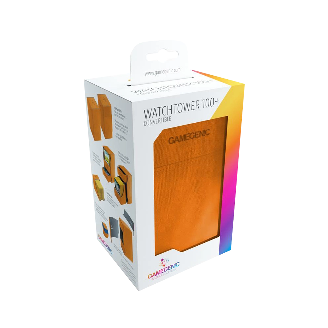 Gamegenic - Deckbox Convertible Watchtower 100+ Stil: Orange