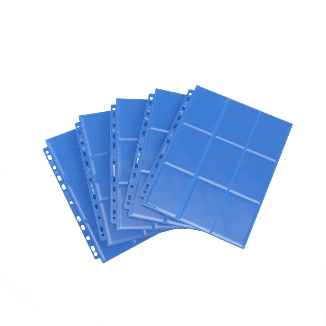 Gamegenic - Sideloading 18-Pocket Pages Pack (10) - Blau