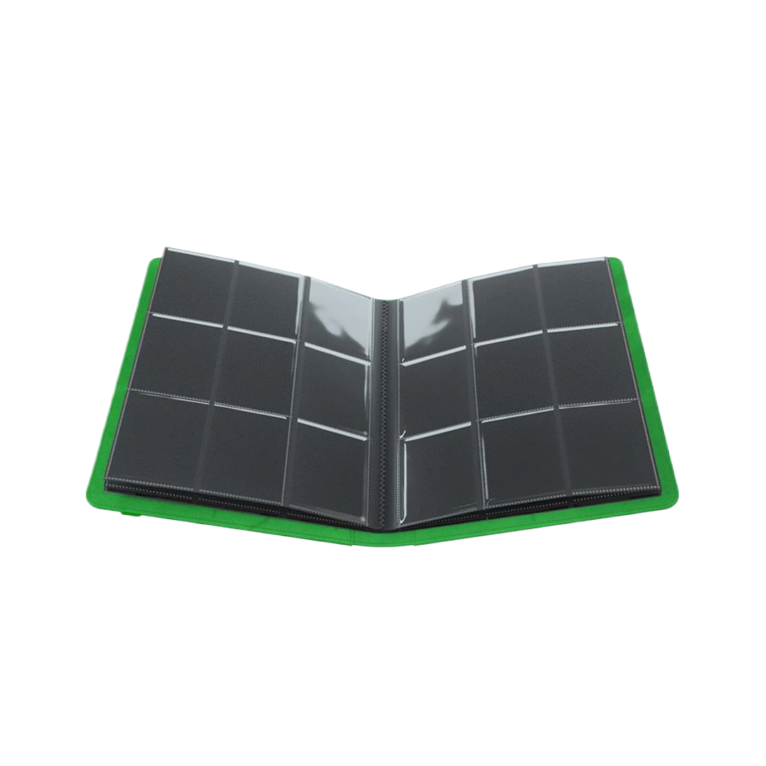 Gamegenic - Portfolio Prime Album 18-Pocket Stil: Grün