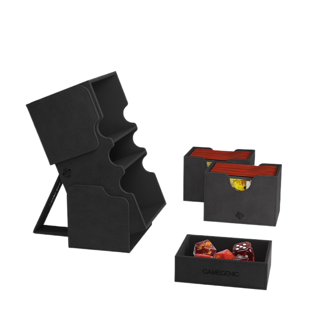 Gamegenic - Deckbox Stronghold 200+ XL Stil: Schwarz