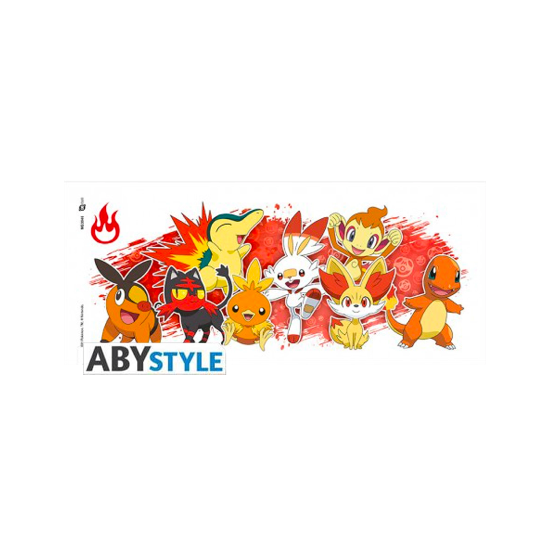 Pokémon Mug (320ml) Stil: Fire Starters White