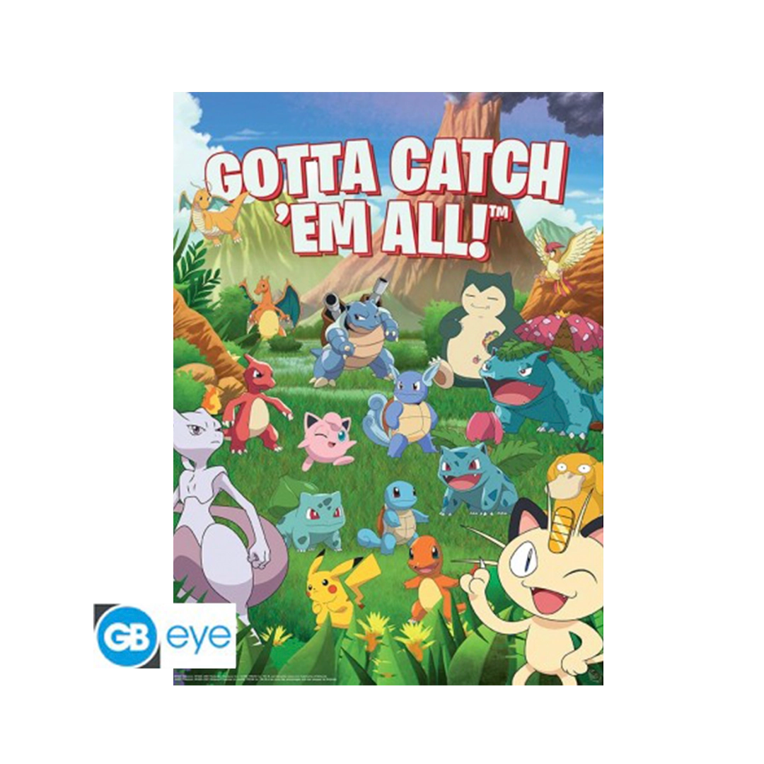 Pokémon - Set 2 Posters Chibi 52x38 - Environments