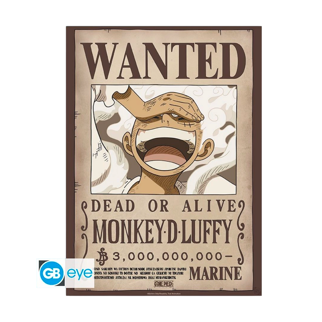 One Piece - Chibi Poster 52x38 Stil: Wanted Luffy & Zoro (Set)