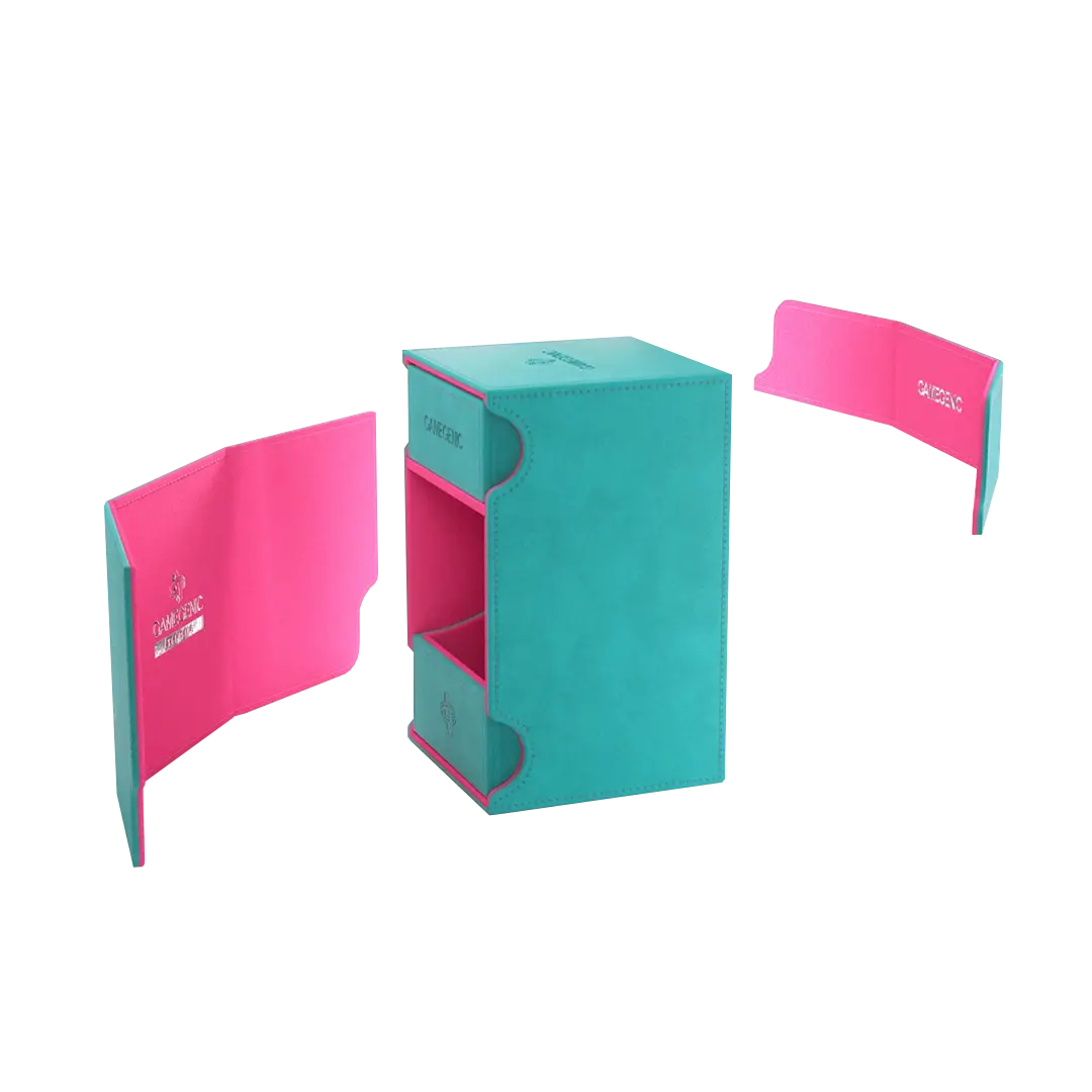 Gamegenic - Deckbox Watchtower 100+ XL Stil: Teal/Pink