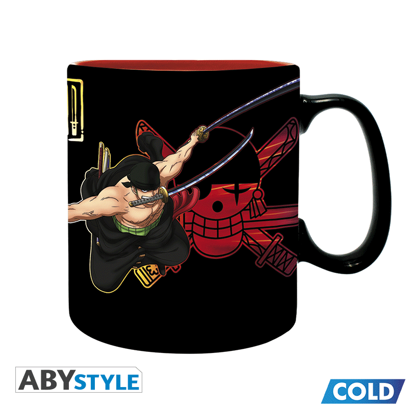 ONE PIECE - Mug Heat Change - 460ml - Zoro & Sanji