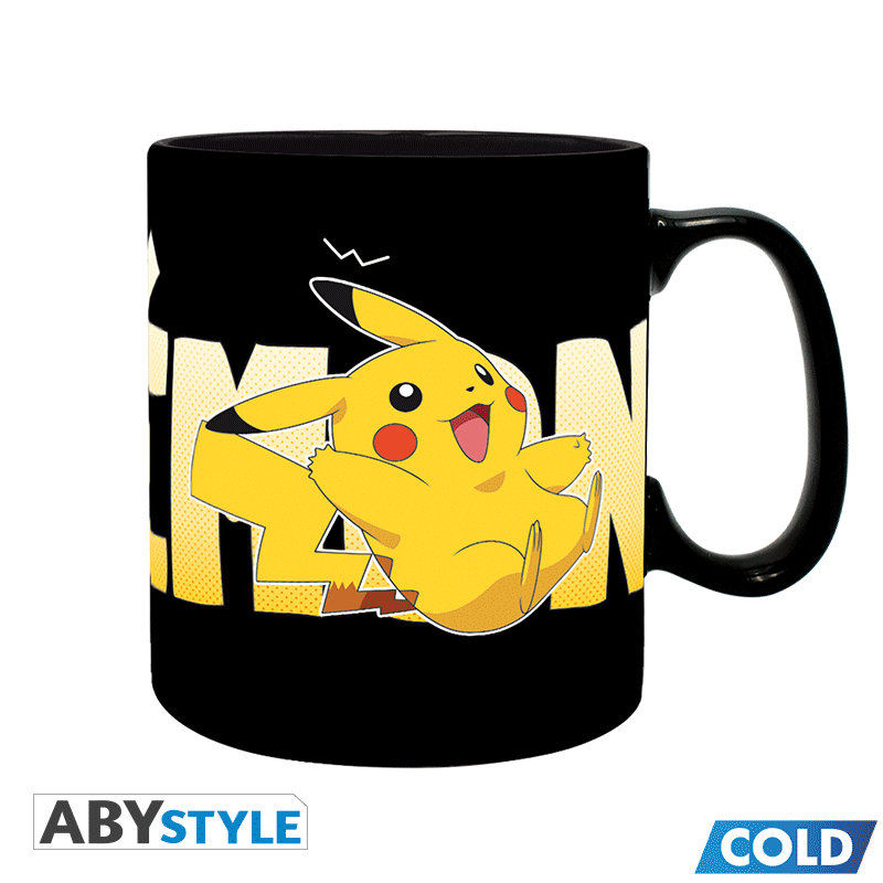 Pokémon Mug Heat Change (460ml) Stil: Pikachu