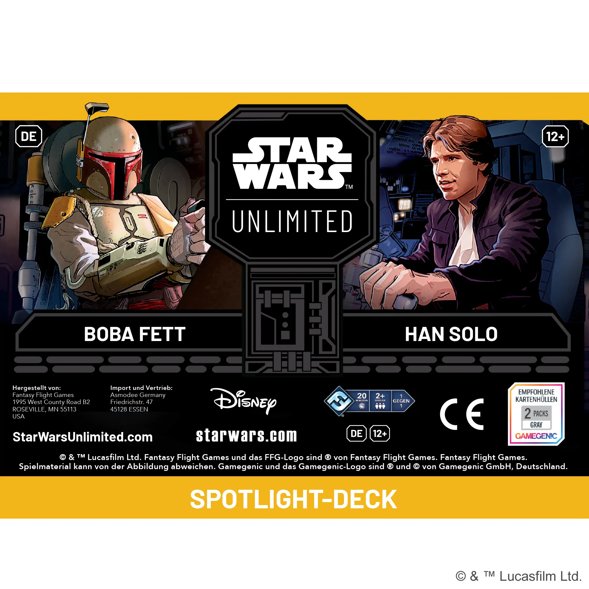 Star Wars Unlimited: Umschalten auf Lichtgeschwindigkeit - Spotlight Deck - Han Solo (DE)
