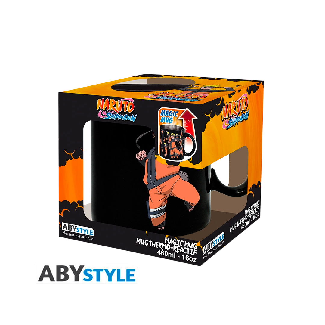 NARUTO SHIPPUDEN - Mug HeatChange - 460 ml - Multicloning