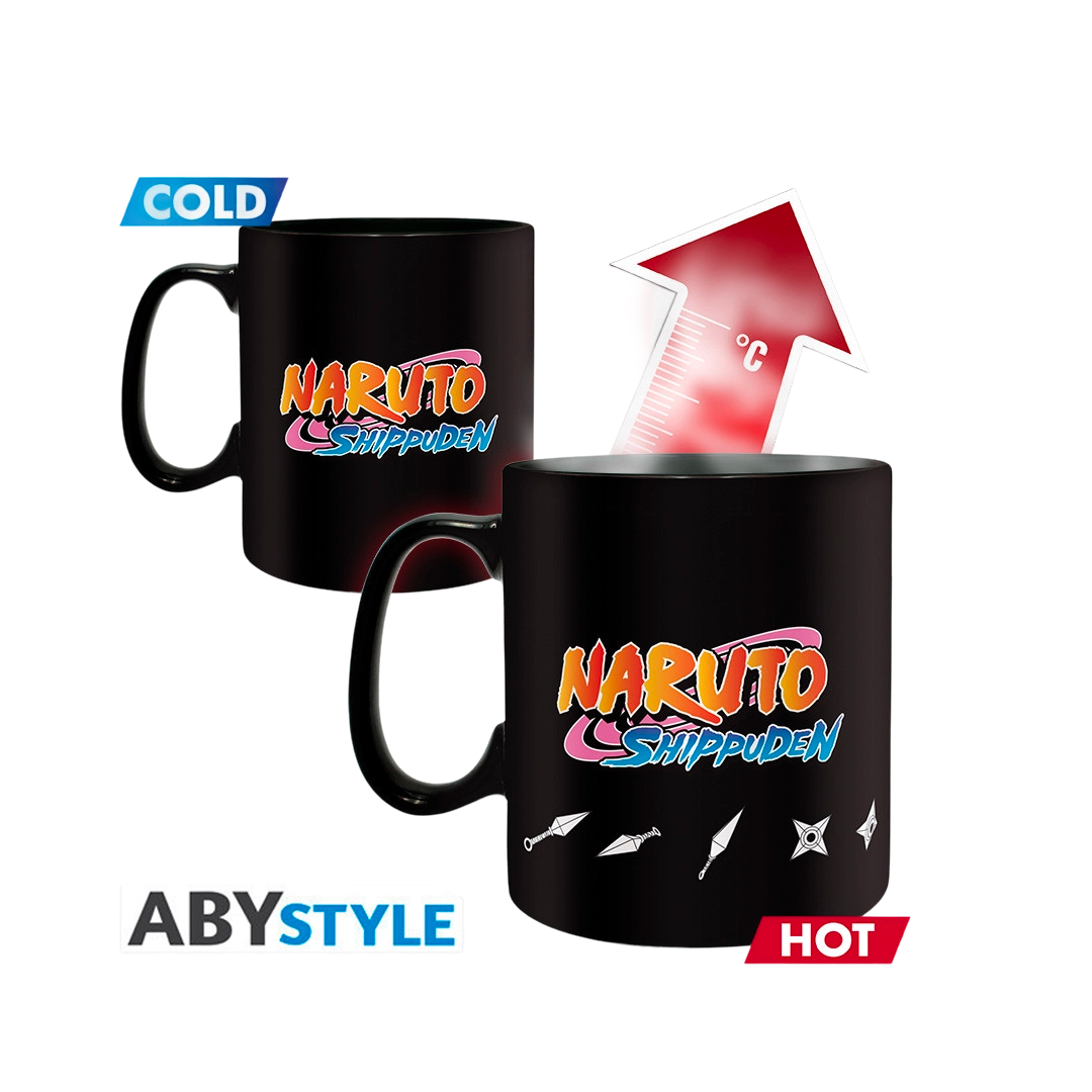 NARUTO SHIPPUDEN - Mug HeatChange - 460 ml - Multicloning