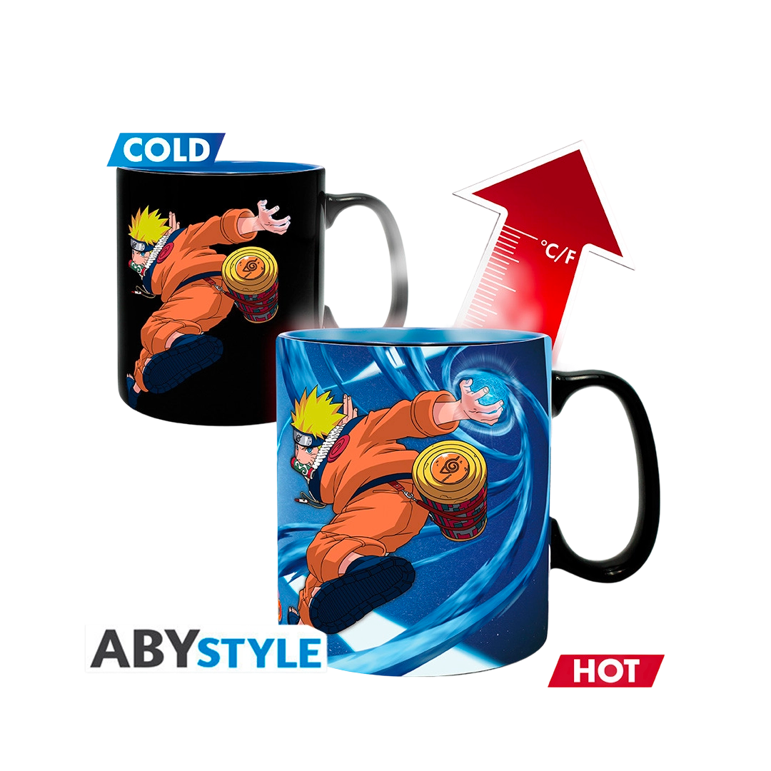 NARUTO - Mug Heat Change - 460 ml- Naruto & Sasuke