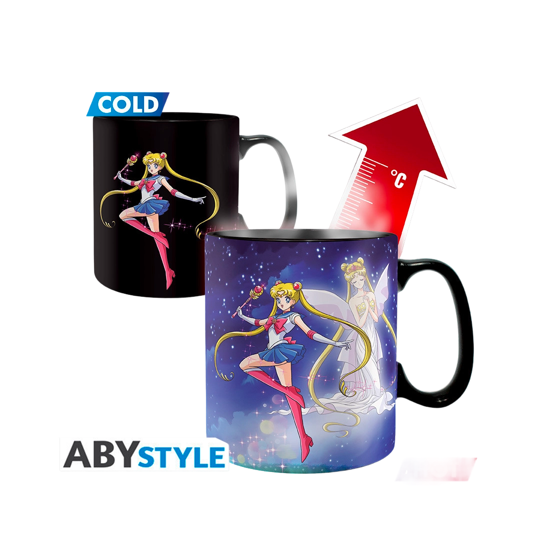 Sailor Moon "Sailor & Chibi" - Heat Change Mug 460ml