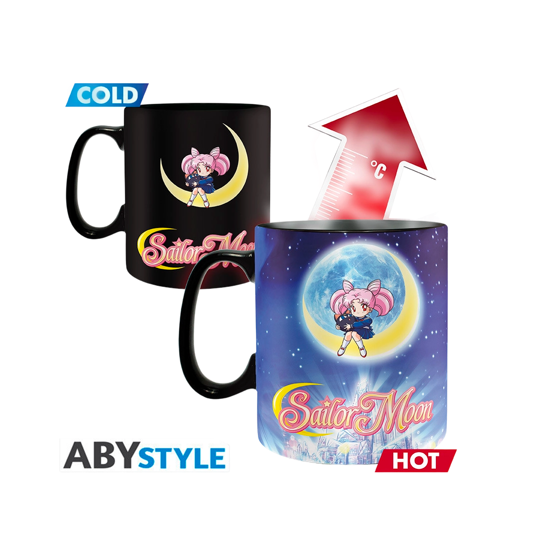 Sailor Moon "Sailor & Chibi" - Heat Change Mug 460ml