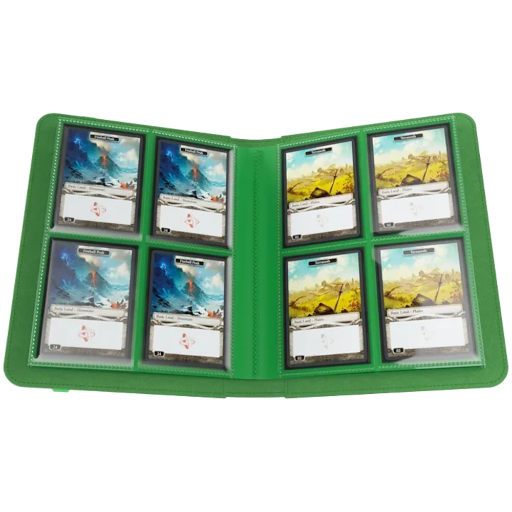 Gamegenic - Prime Album 8-Pocket Green