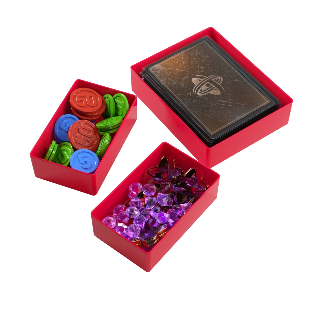 Gamegenic - Token Silo Card Add-on Red