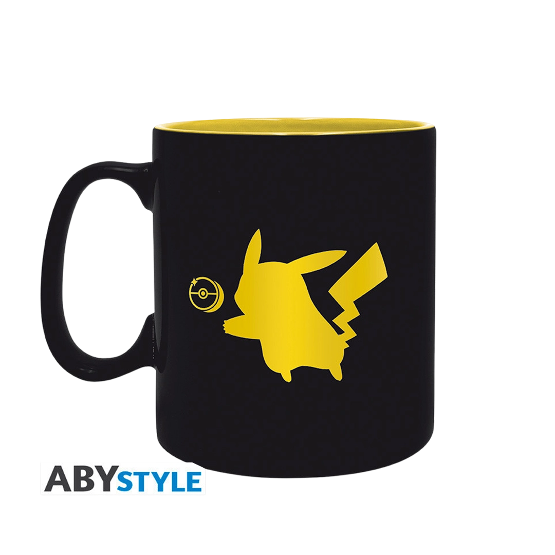 POKÉMON Tasse – Pikachu Black Icon (460ml, Keramik)