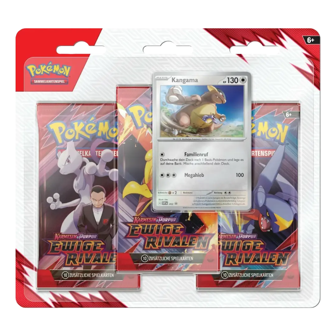 Pokémon TCG: Ewige Rivalen (KP10) - 3-Pack Blister (Random) (DE)