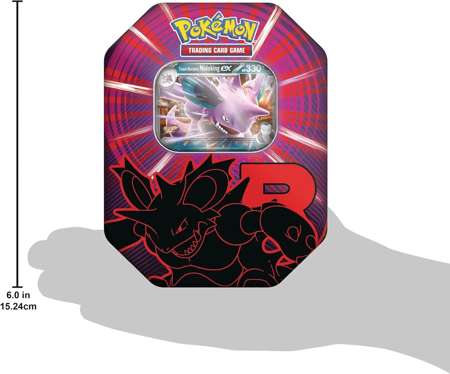 Pokémon TCG: Team Rockets Nidoking ex - Tin (DE)