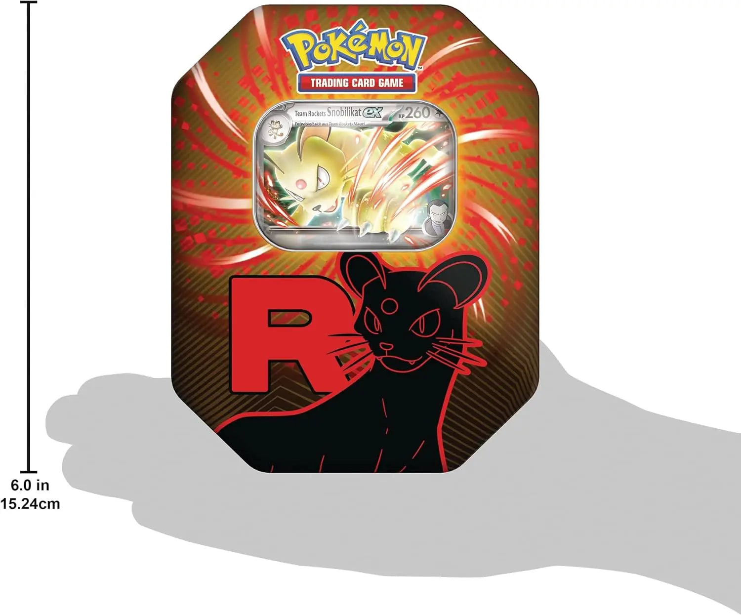 Pokémon TCG: Team Rockets Snobilikat ex - Tin (DE)