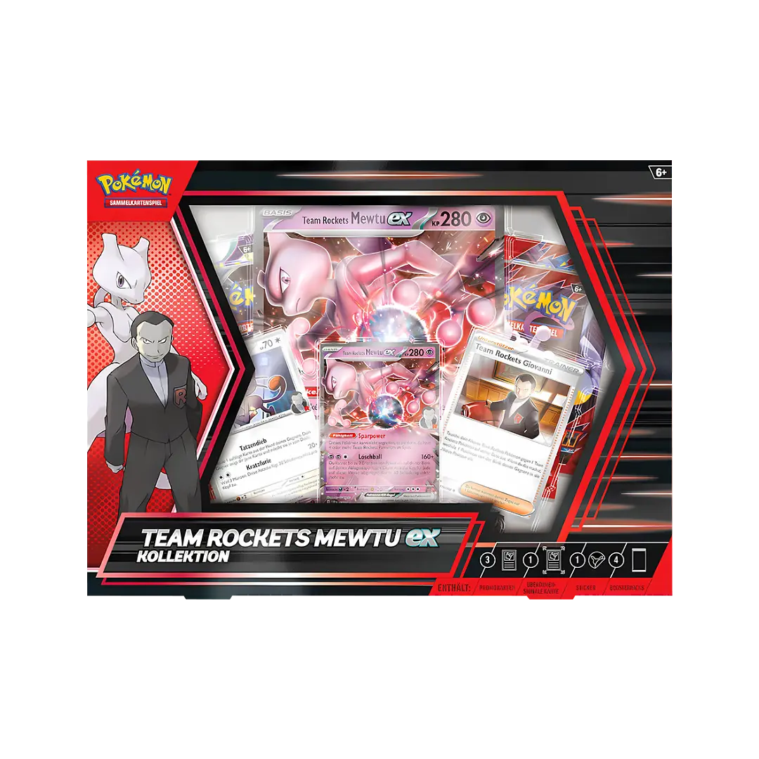 B-Ware - Pokémon TCG: Team Rockets Mewtu-ex - Kollektion (DE)