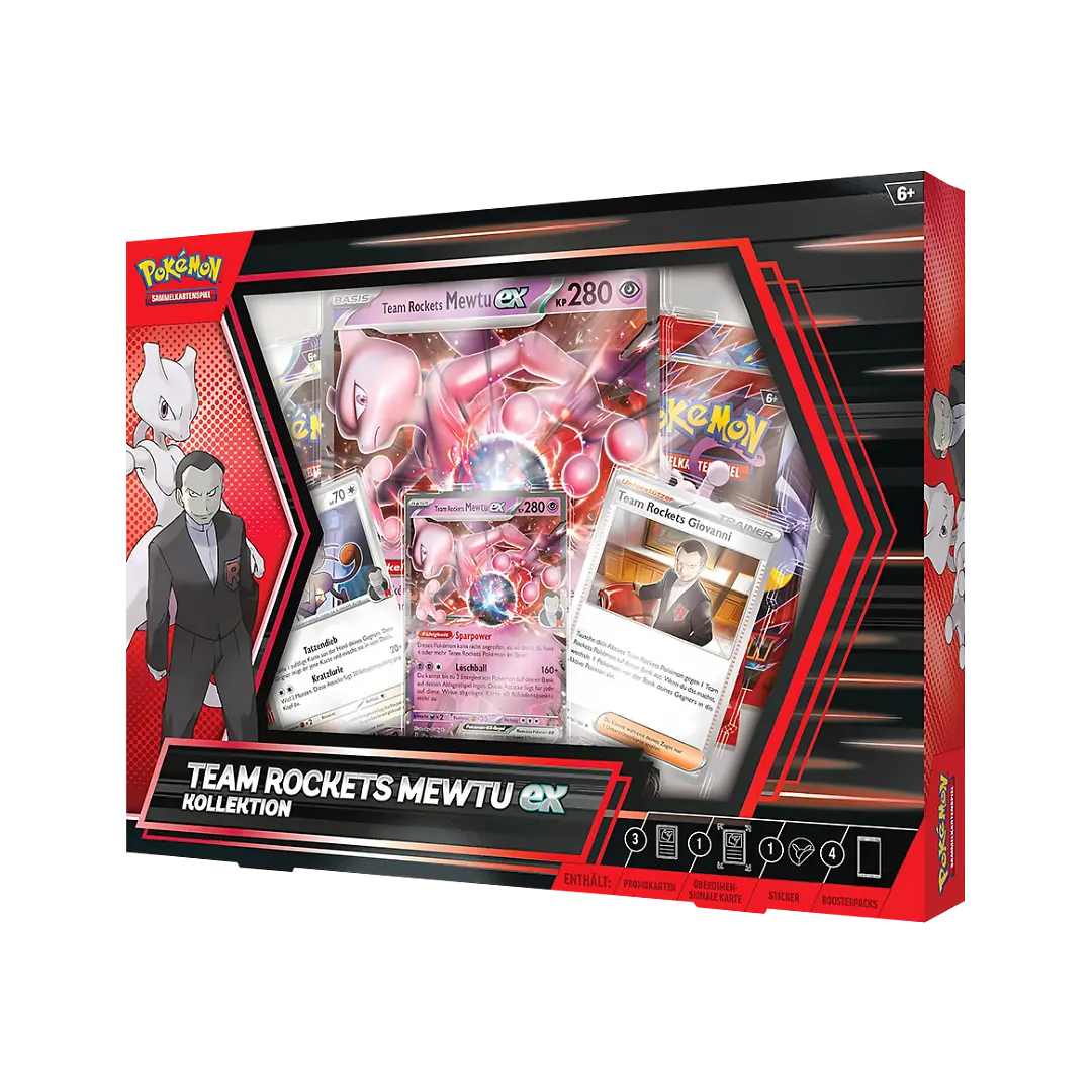 B-Ware - Pokémon TCG: Team Rockets Mewtu-ex - Kollektion (DE)