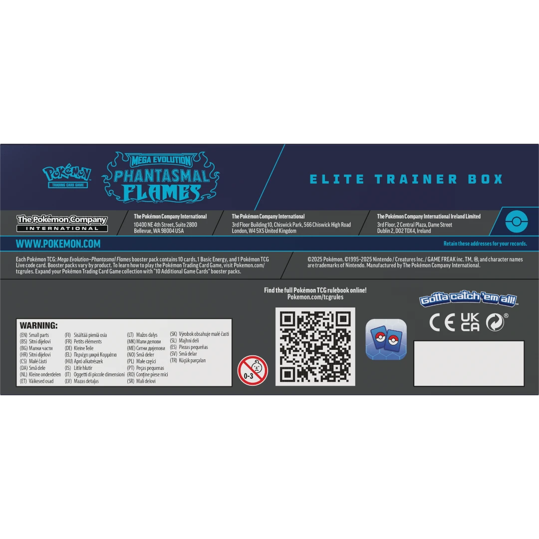 Pokémon TCG: Phantasmal Flames (ME02) - Elite Trainer Box (EN) (Preorder: 14.11.2025)