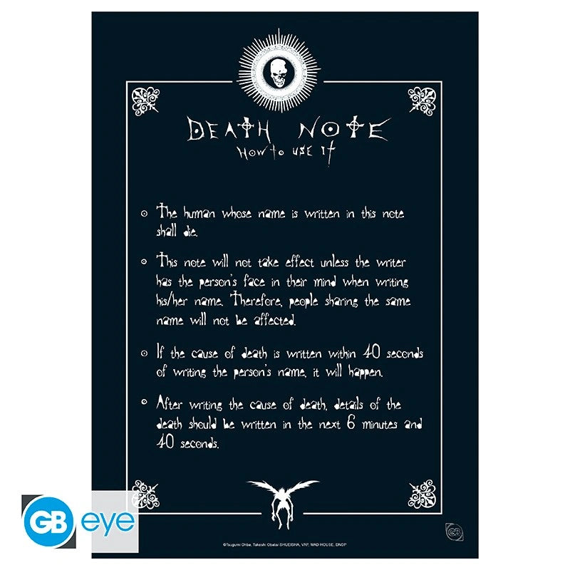 Death Note - 9 Posters (21 x 29,7cm) - Portfolio Protagonists