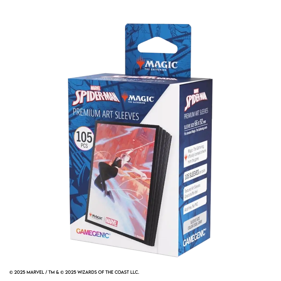 Gamegenic – Pochettes Premium Marvel Spider-Gwen Pour Magic : The Gathering – 105 Manchons