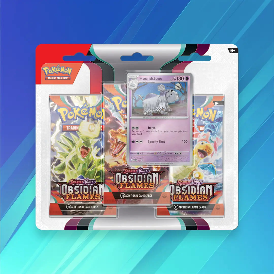 Pokémon TCG: Obsidian Flames (SV3) - 3er Blister - Random (EN)