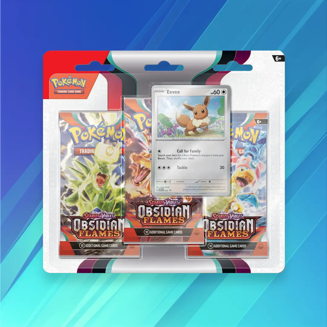 Pokémon TCG: Obsidian Flames (SV3) - 3er Blister - Random (EN)