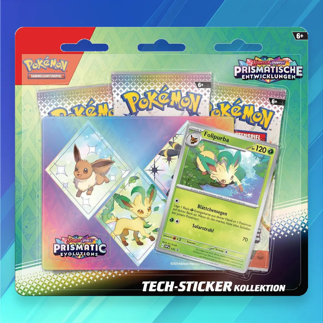 Pokémon TCG: Prismatische Entwicklungen (KP8.5) - Tech Sticker Kollektion (DE) (Random)