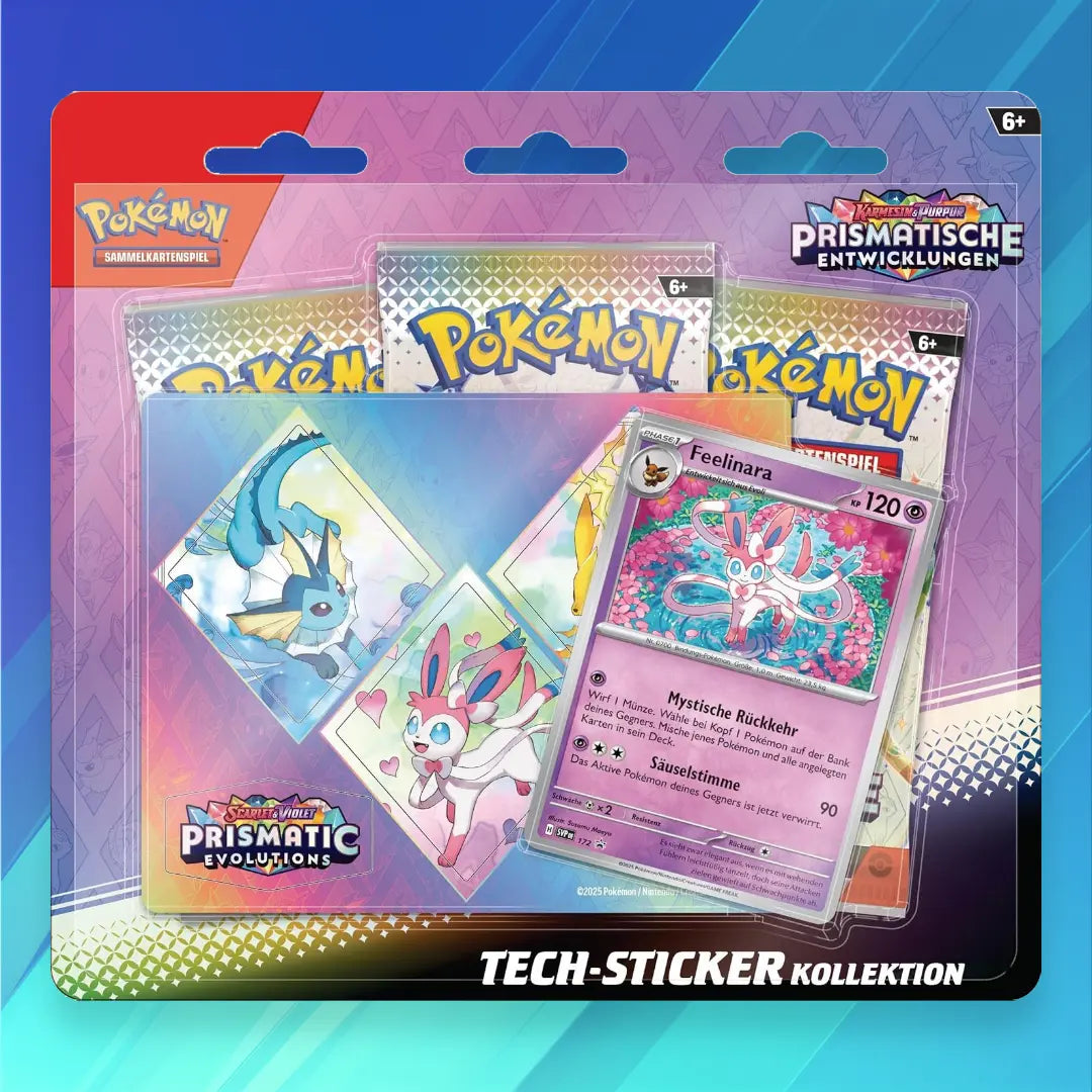 Pokémon TCG: Prismatische Entwicklungen (KP8.5) - Tech Sticker Kollektion (DE) (Random)