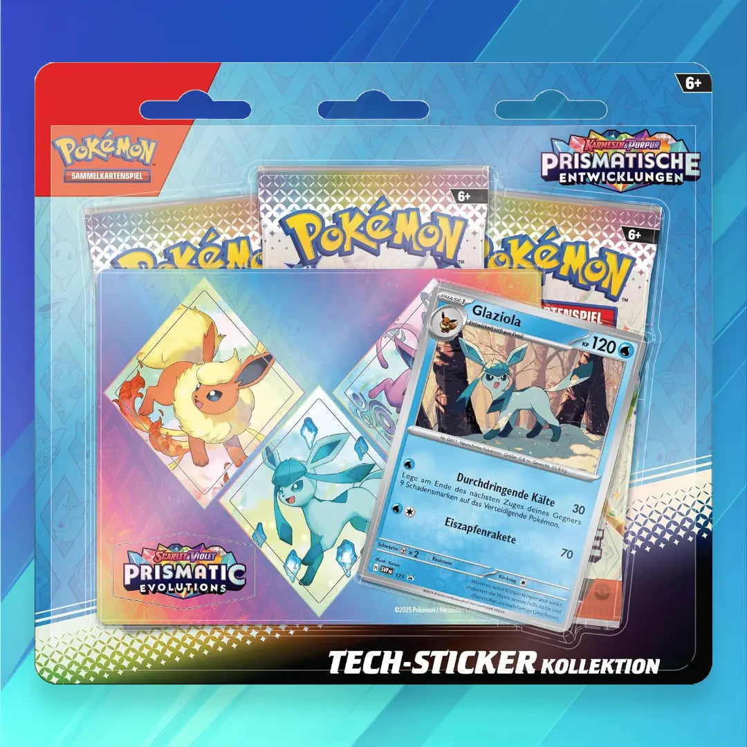 Pokémon TCG: Prismatische Entwicklungen (KP8.5) - Tech Sticker Kollektion (DE) (Random)