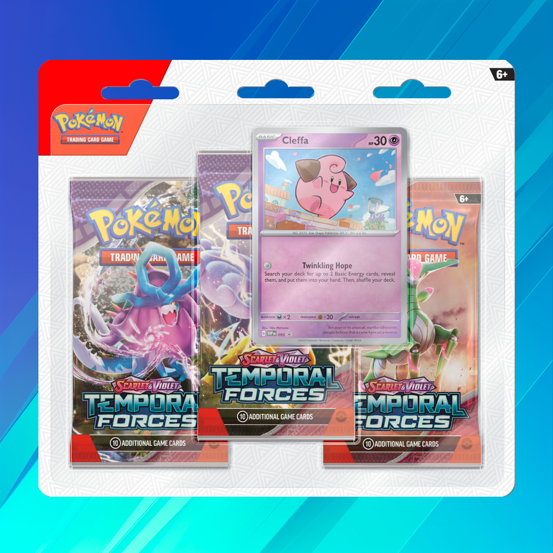 Pokémon TCG: 3er Blister SV05 - Temporal Forces (EN)