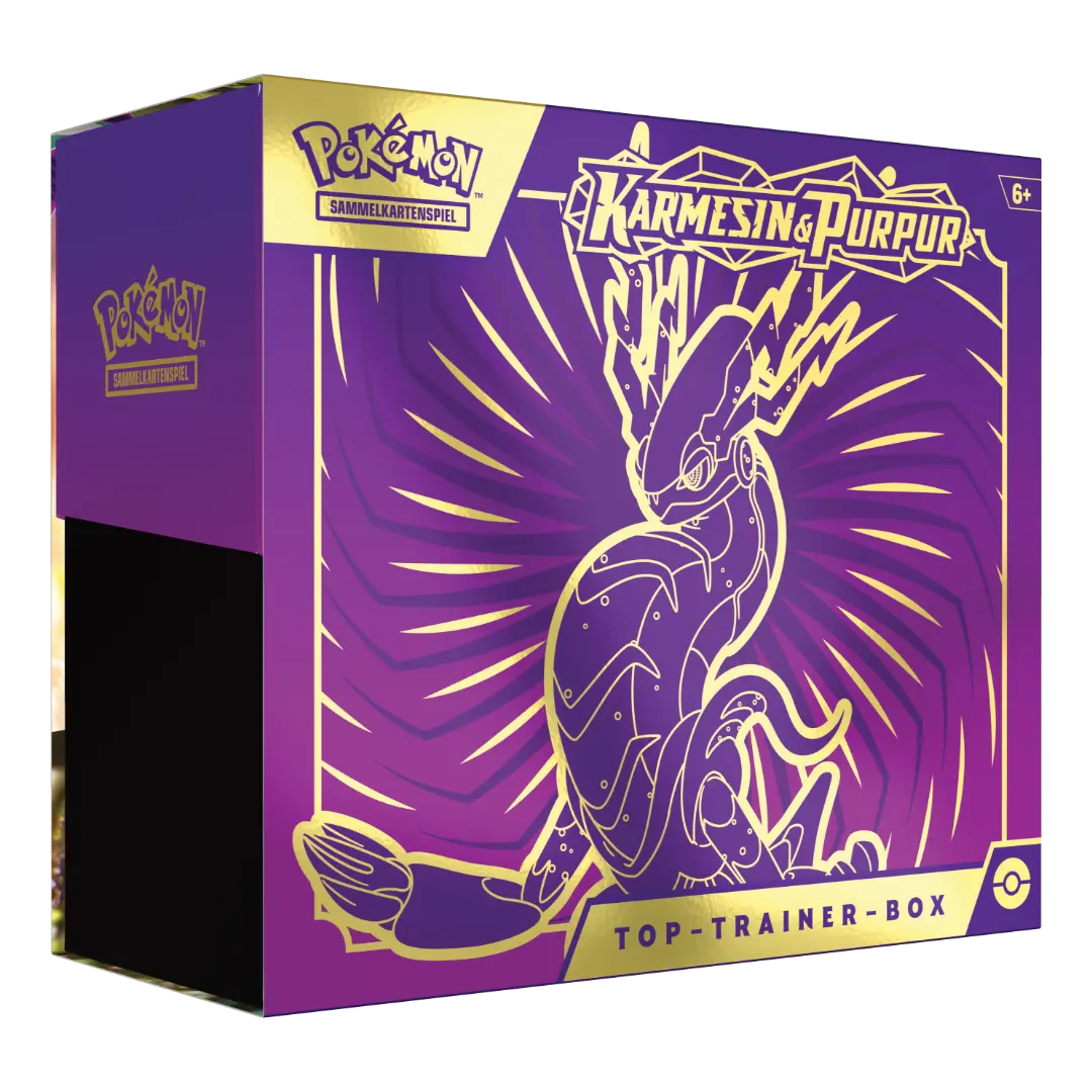 B-Ware - Pokémon TCG: Karmesin & Purpur Base (KP01) - Top Trainer Box - Miraidon /lila (DE)