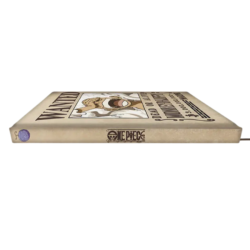 One Piece A5 Notebook Stil: Wanted Luffy Wano