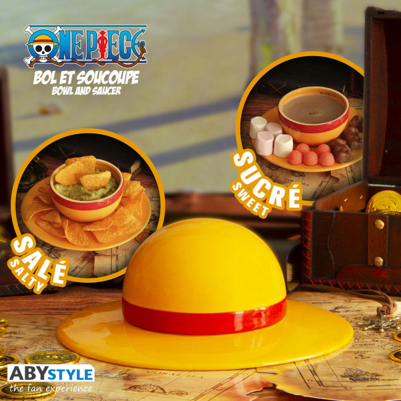 One Piece - Bowl and Saucer - Straw Hat