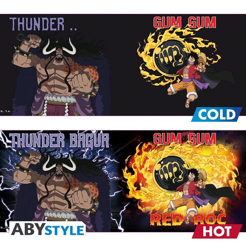 One Piece Mug Heat Change (460 ml) Luffy vs Kaidou